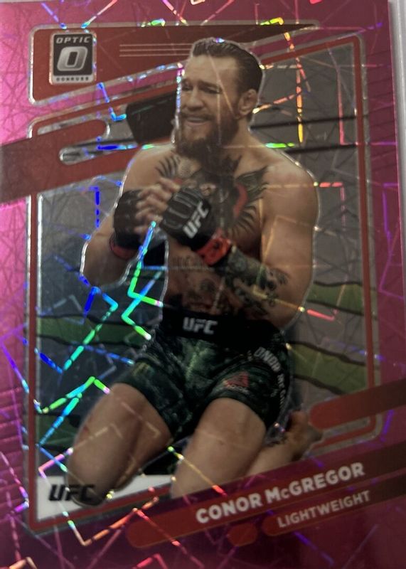 Conor McGregor 2022 Optic UFC #75 Pink Velocity /79 PSA 10