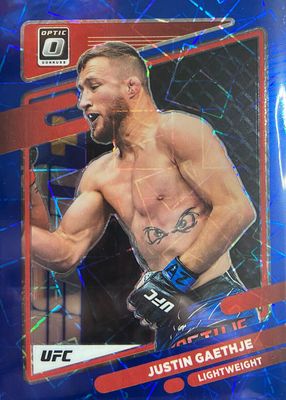 2022 Optic UFC #98 Blue Velocity