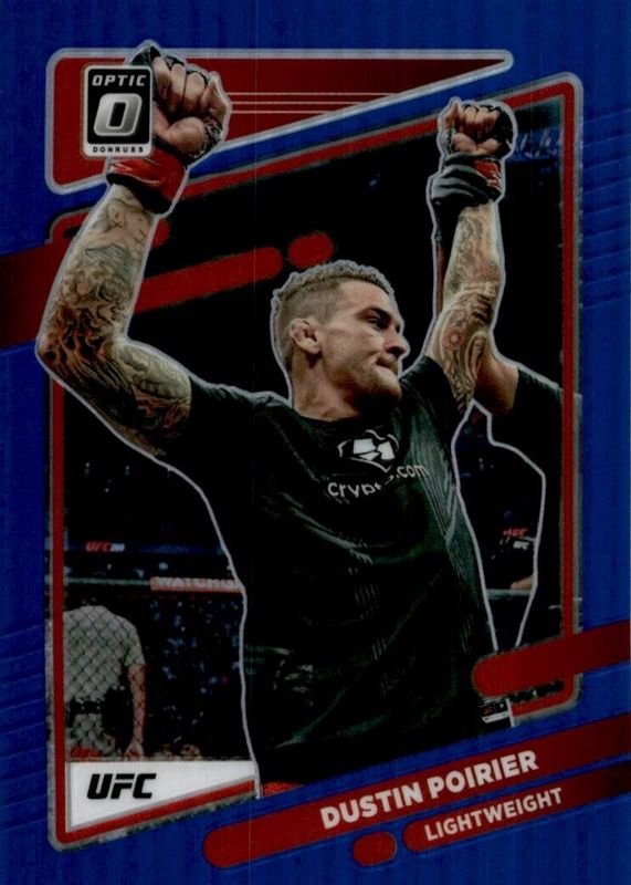 Dustin Poirier 2022 Optic UFC #2 Blue /99 PSA 10