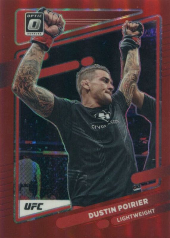 Dustin Poirier 2022 Optic UFC #2 Red /199 PSA 10