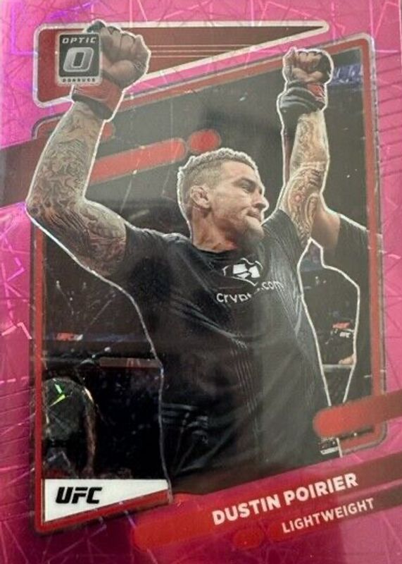 Dustin Poirier 2022 Optic UFC #2 Pink Velocity /79 PSA 10