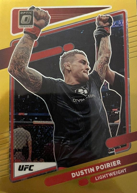 Dustin Poirier 2022 Optic UFC #2 Gold /10 PSA 10