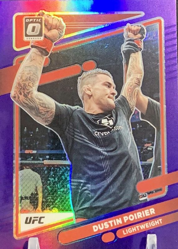 Dustin Poirier 2022 Optic UFC #2 Purple PSA 10