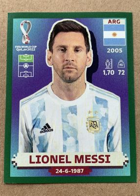 2022 Panini World Cup Stickers #ARG20 Green (1:1,445)