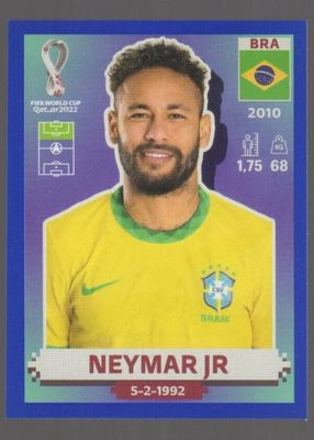 2022 Panini World Cup Stickers #BRA17 Blue (1:2)