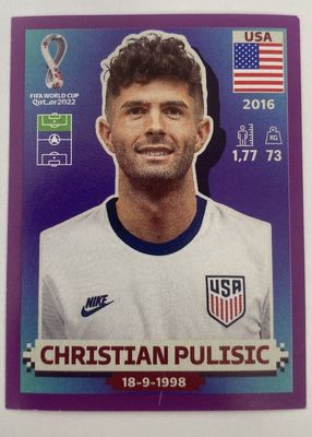 2022 Panini World Cup Stickers #USA18 Purple (1:205)
