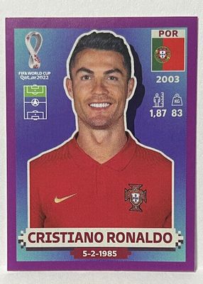 2022 Panini World Cup Stickers #POR18 Purple (1:205)