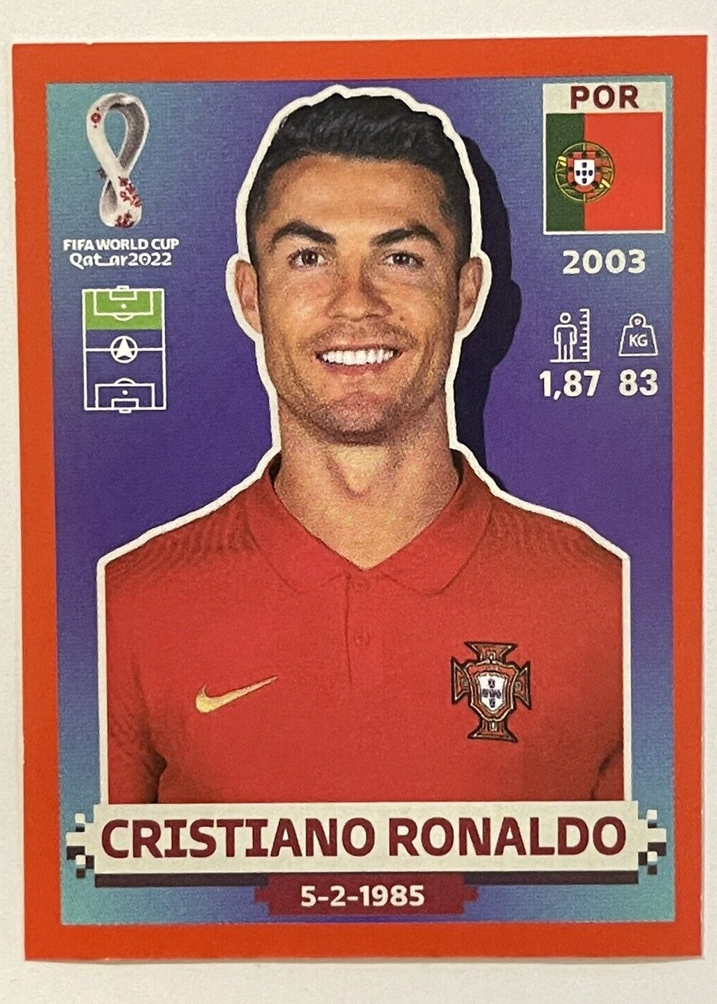 Panini Fifa World Cup Qatar 2022 Cristiano Ronaldo Extra