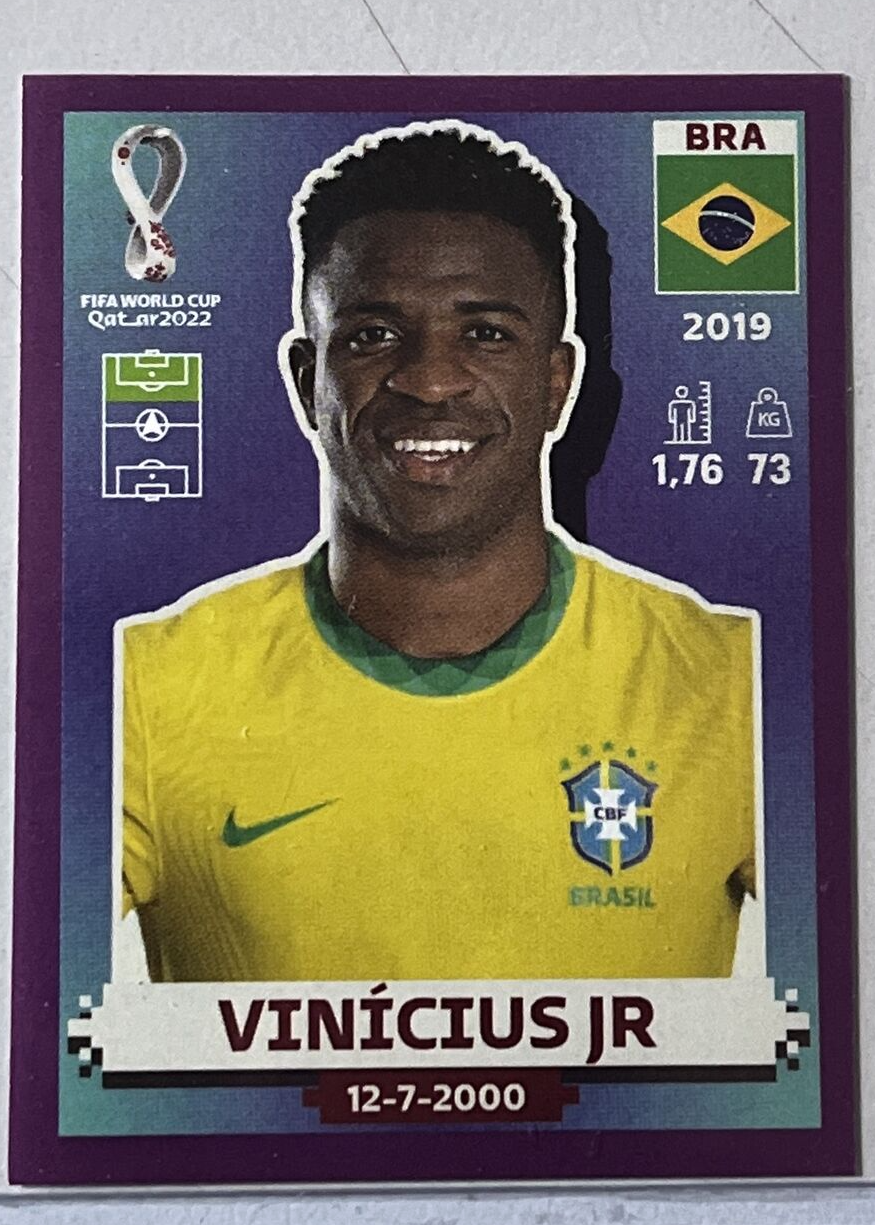 その他 Vinicius JR Panini Obsidian Purple/65 RC Vinicius JR Panini Obsidian Purple/65 RC