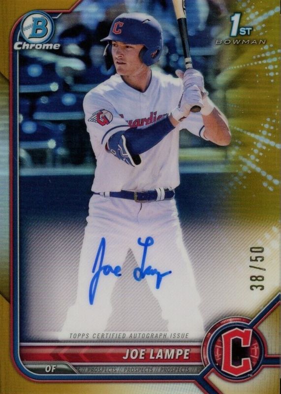 2022 Bowman Draft #CDA-JL Chrome DP Auto - Gold Refractor /50 (1st)