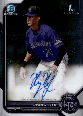 2022 Bowman Draft #CDA-RR Chrome DP Auto (1st)
