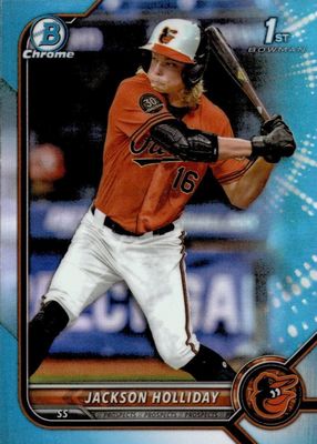 2022 Bowman Draft #BDC-168 Chrome - Sky Blue Refractor (1st)