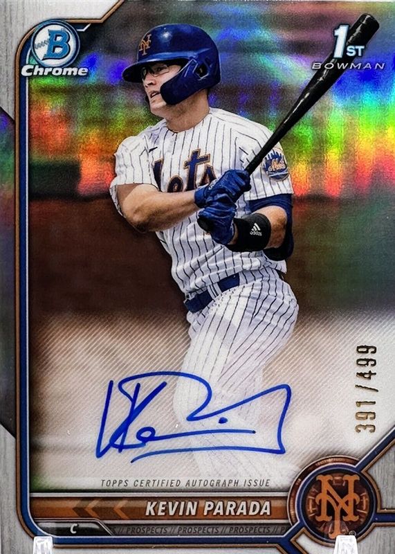 2022 Bowman Draft #CDA-KP Chrome DP Auto - Refractor /499 (1st)