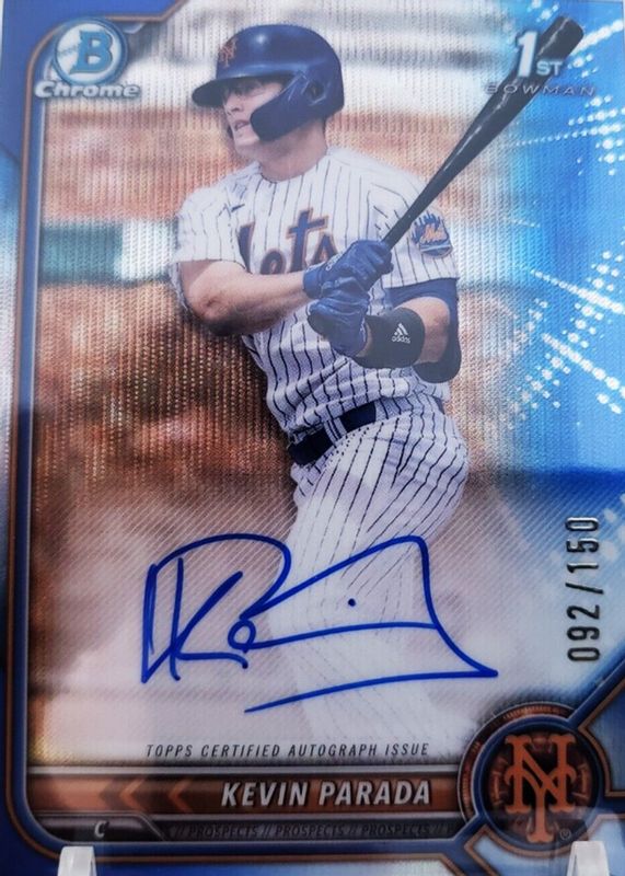 2022 Bowman Draft #CDA-KP Chrome DP Auto - Blue Wave Refractor /150 (1st)