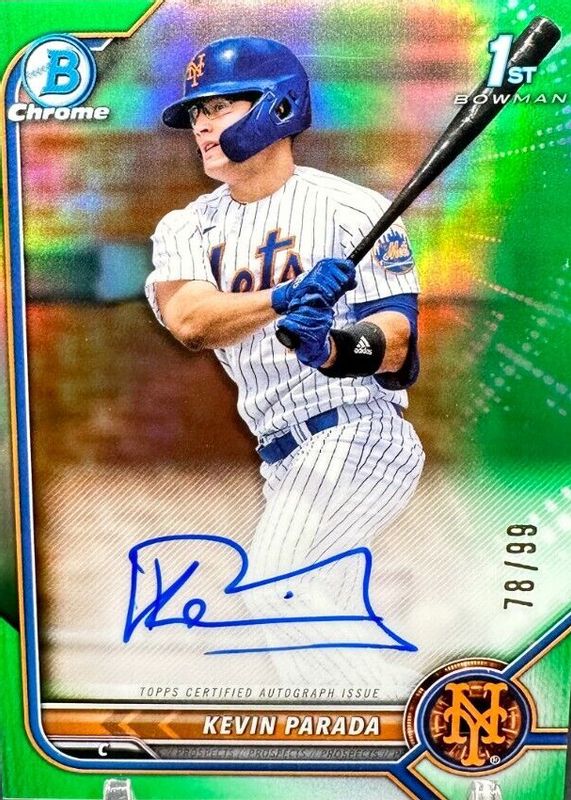 2022 Bowman Draft #CDA-KP Chrome DP Auto - Green Refractor /99 (1st)