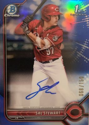 2022 Bowman Draft #CDA-SS Chrome DP Auto - Blue Refractor /150 (1st)