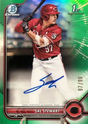 2022 Bowman Draft #CDA-SS Chrome DP Auto - Green Refractor /99 (1st)