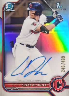 2022 Bowman Draft #CDA-CD Chrome DP Auto - Refractor /499 (1st)