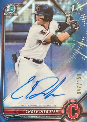 2022 Bowman Draft #CDA-CD Chrome DP Auto - Blue Refractor /150 (1st)
