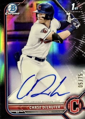 2022 Bowman Draft #CDA-CD Chrome DP Auto - Black Refractor /75 (1st)