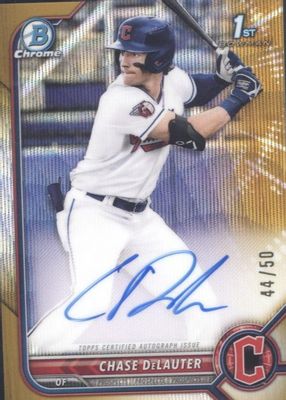2022 Bowman Draft #CDA-CD Chrome DP Auto - Gold Wave Refractor /50 (1st)