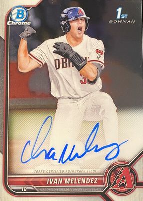 2022 Bowman Draft #CDA-IM Chrome DP Auto (1st)