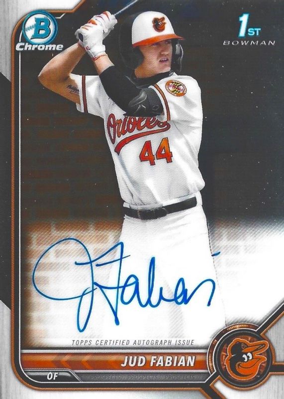 2022 Bowman Draft #CDA-JF Chrome DP Auto (1st)