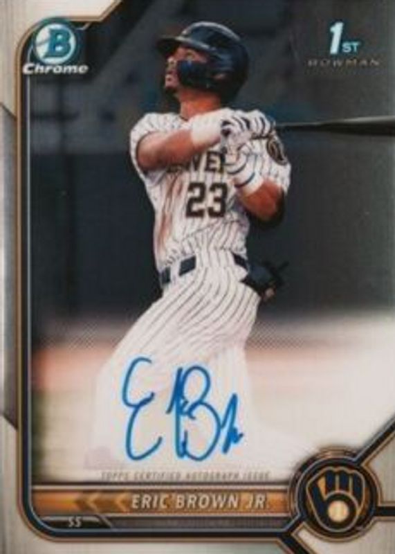 2022 Bowman Draft #CDA-EB Chrome DP Auto (1st)