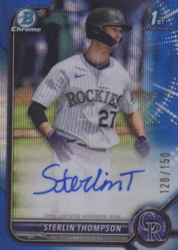 2022 Bowman Draft #CDA-ST Chrome DP Auto - Blue Wave Refractor /150 (1st)