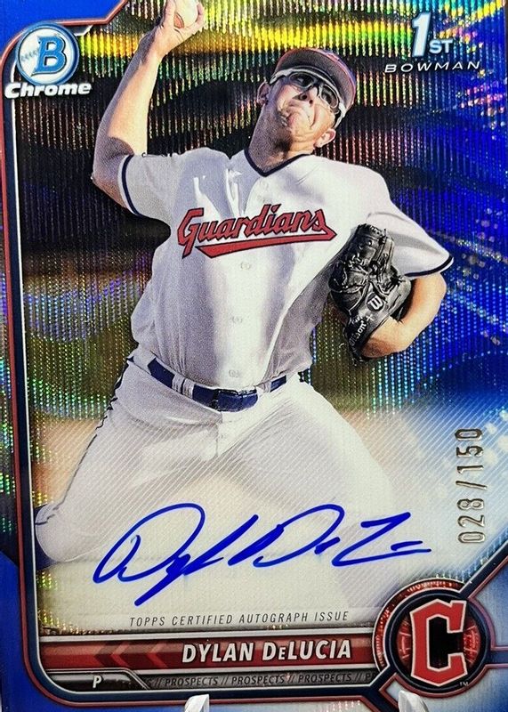 2022 Bowman Draft #CDA-DDA Chrome DP Auto - Blue Wave Refractor /150 (1st)