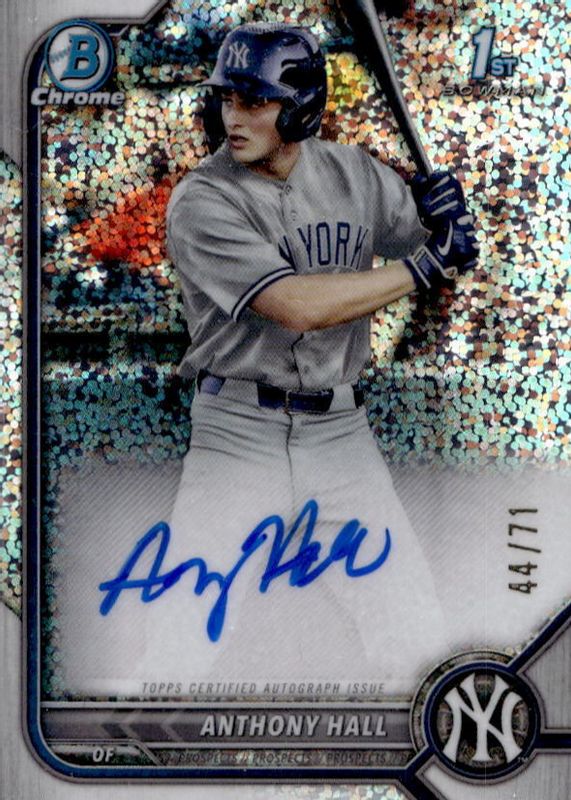 2022 Bowman Draft #CDA-AH Chrome DP Auto - Sparkle Refractor /71 (1st)