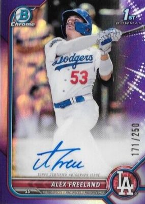 2022 Bowman Draft #CDA-AF Chrome DP Auto - Purple Refractor /250 (1st)