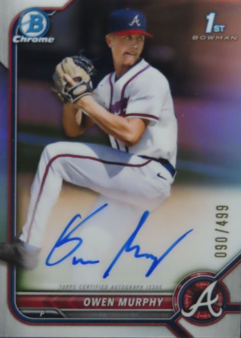 Owen Murphy Baseball Cards Price Guide - Sports Card Investor