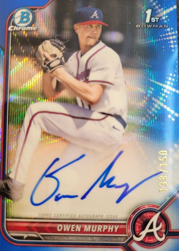 2022 Bowman Draft #CDA-OM Chrome DP Auto - Blue Wave Refractor /150 (1st)