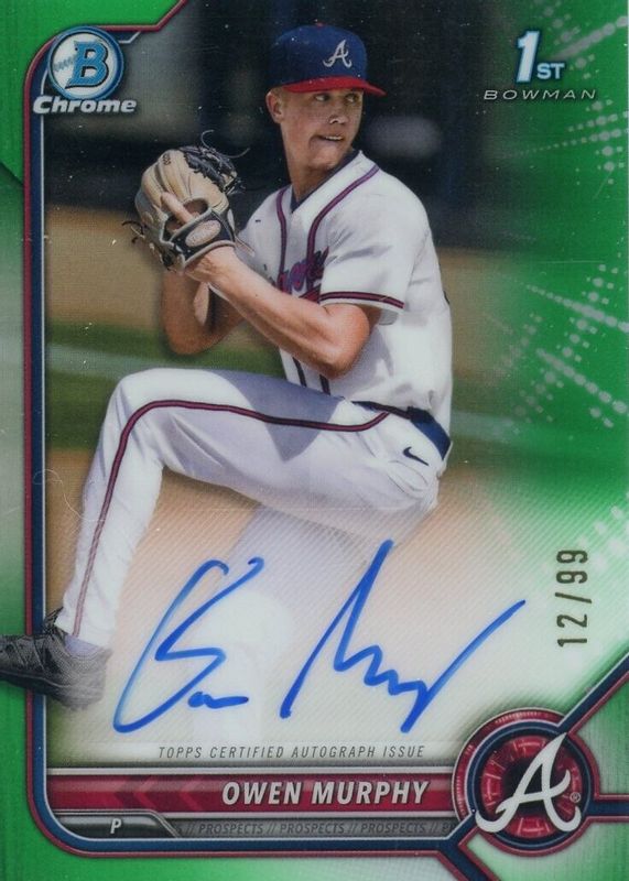 2022 Bowman Draft #CDA-OM Chrome DP Auto - Green Refractor /99 (1st)