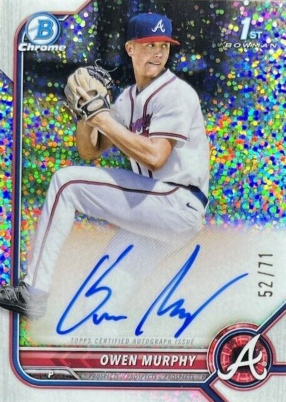 2022 Bowman Draft #CDA-OM Chrome DP Auto - Sparkle Refractor /71 (1st)