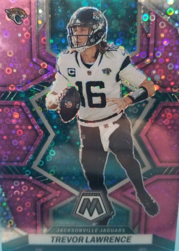 Trevor Lawrence 2022 Mosaic #88 No Huddle Pink /20 BGS 10 PRISTINE