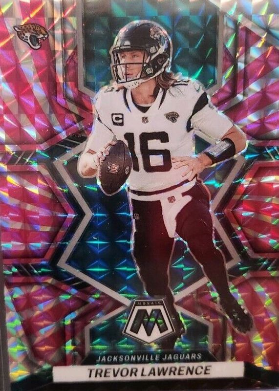 Trevor Lawrence 2022 Mosaic #88 Pink Swirl /11 BGS 10 PRISTINE