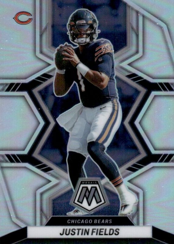 Justin Fields 2022 Mosaic #33 Silver RAW