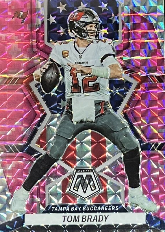 Tom Brady 2022 Mosaic National Pride Pink Camo 251 Price Guide