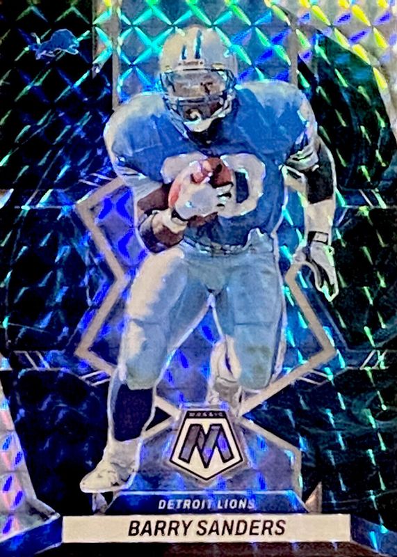 Barry Sanders 2022 Mosaic #206 Genesis /(SSP) Price Guide - Sports