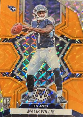2022 Mosaic #272 NFL Debut - Reactive Orange