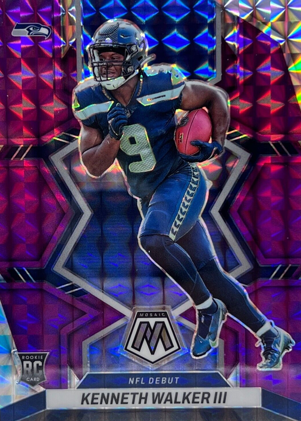 Kenneth Walker III 2022 Mosaic #284 NFL Debut - Purple /49 Price