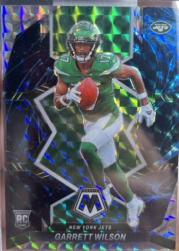 Garrett Wilson 2022 Mosaic #311 Genesis /(SSP) Price Guide