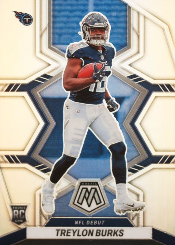 Treylon Burks 2022 Mosaic #279 NFL Debut - Silver Rookie RAW