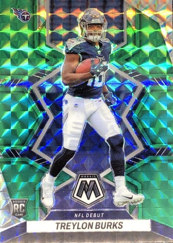 Treylon Burks 2022 Mosaic #279 NFL Debut - Green Rookie PSA 10