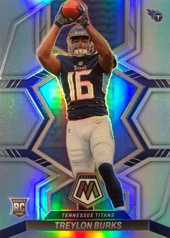 Treylon Burks 2022 Mosaic #315 Silver Rookie SGC 10