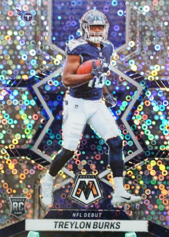 Treylon Burks 2022 Mosaic #279 NFL Debut - No Huddle Rookie BGS 9