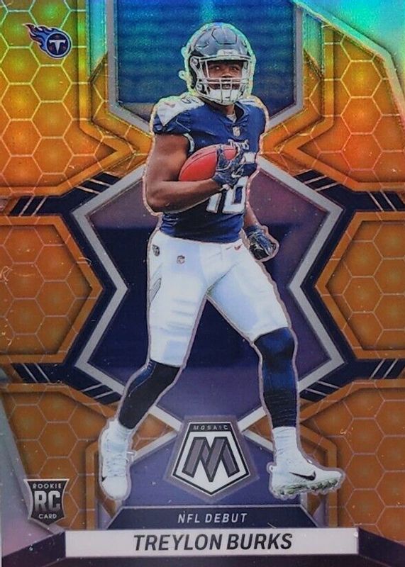 Treylon Burks 2022 Mosaic #279 NFL Debut - Honeycomb /(SSP) Rookie RAW