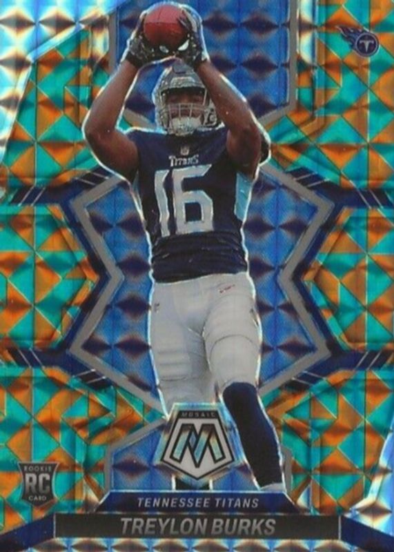 Treylon Burks 2022 Mosaic #315 Tessellation /15 Rookie BGS 9.5